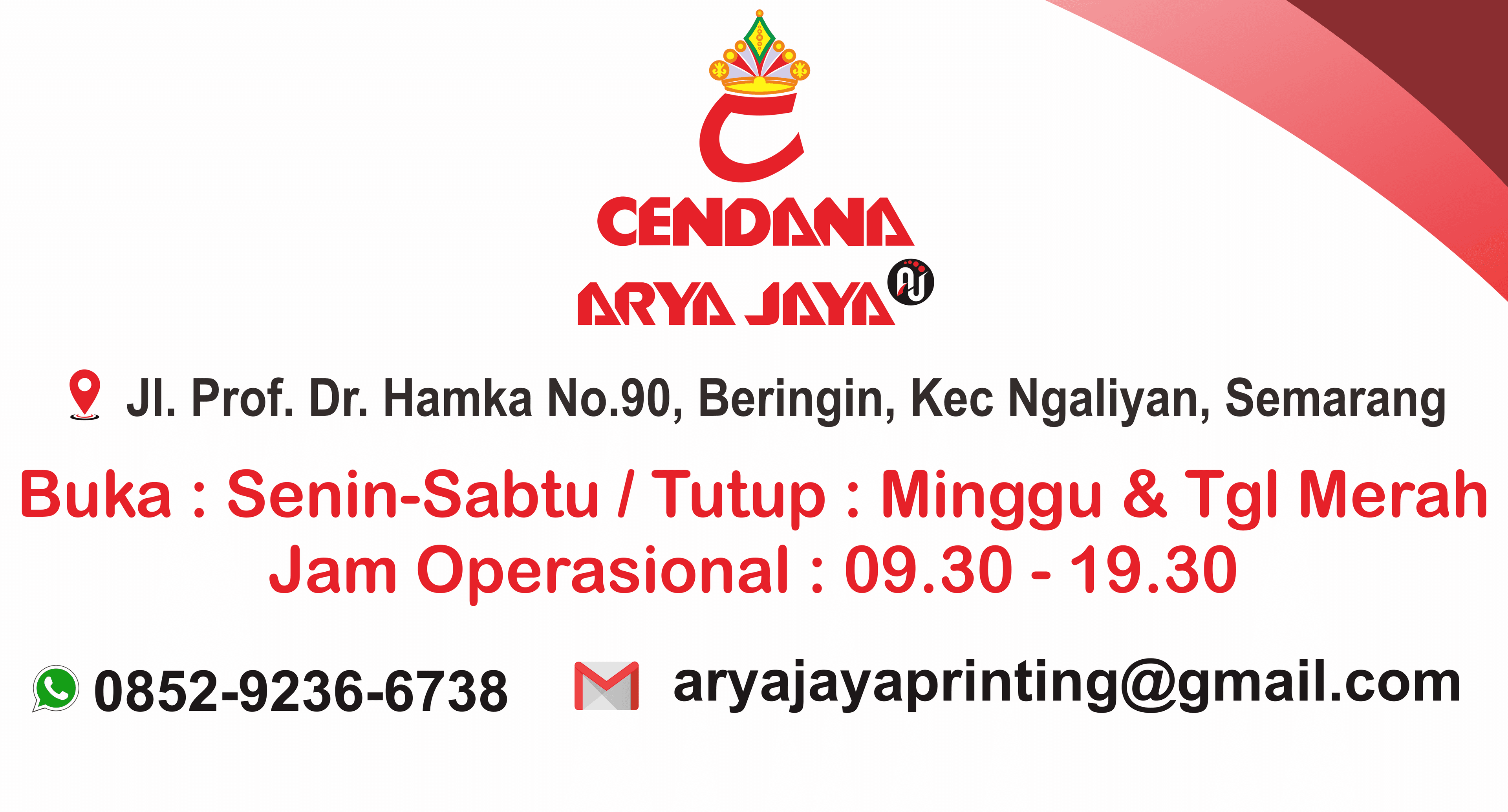 Arya Jaya Printing Logo